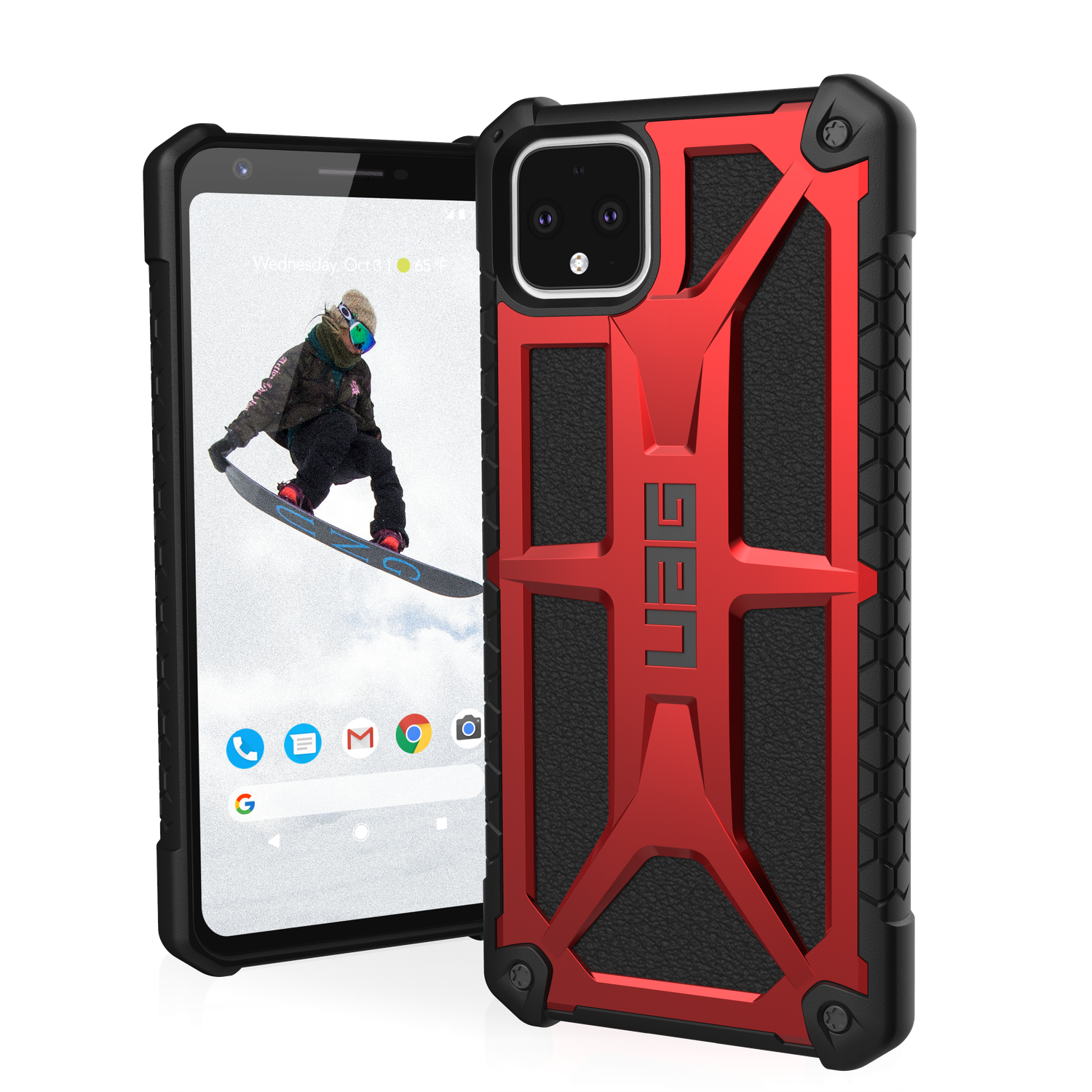UAG Google Pixel 4 XL Monarch Case, Crimson | UAG Singapore