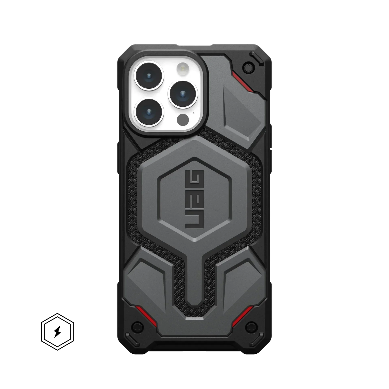 UAG iPhone 15 Pro Max Monarch Pro, Kevlar Silver | UAG Singapore