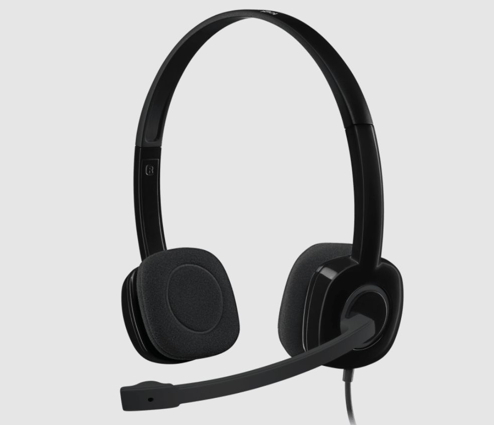 LOGITECH H151 STEREO HEADSET BLACK *SINGLE 3.5" JACK*