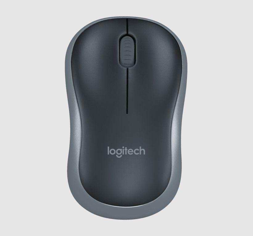 LOGITECH M185 WIRELESS MOUSE GREY