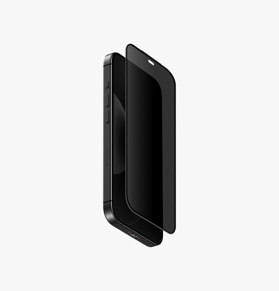 UNIQ OPTIX iPhone 18 Pro Coverx Glass, Matte Privacy (UNIQ official product-family image)