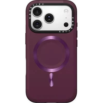 Casetify iPhone 18/17 Pro Force Case, Mulberry
