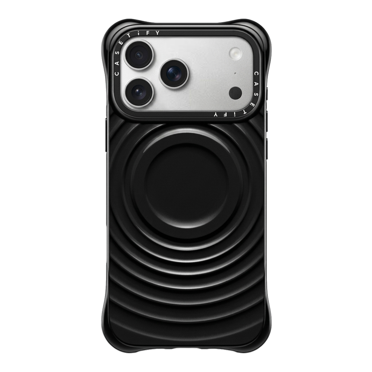 CASETiFY iPhone 18/17 Pro Max Alloy Ripple Case, Black