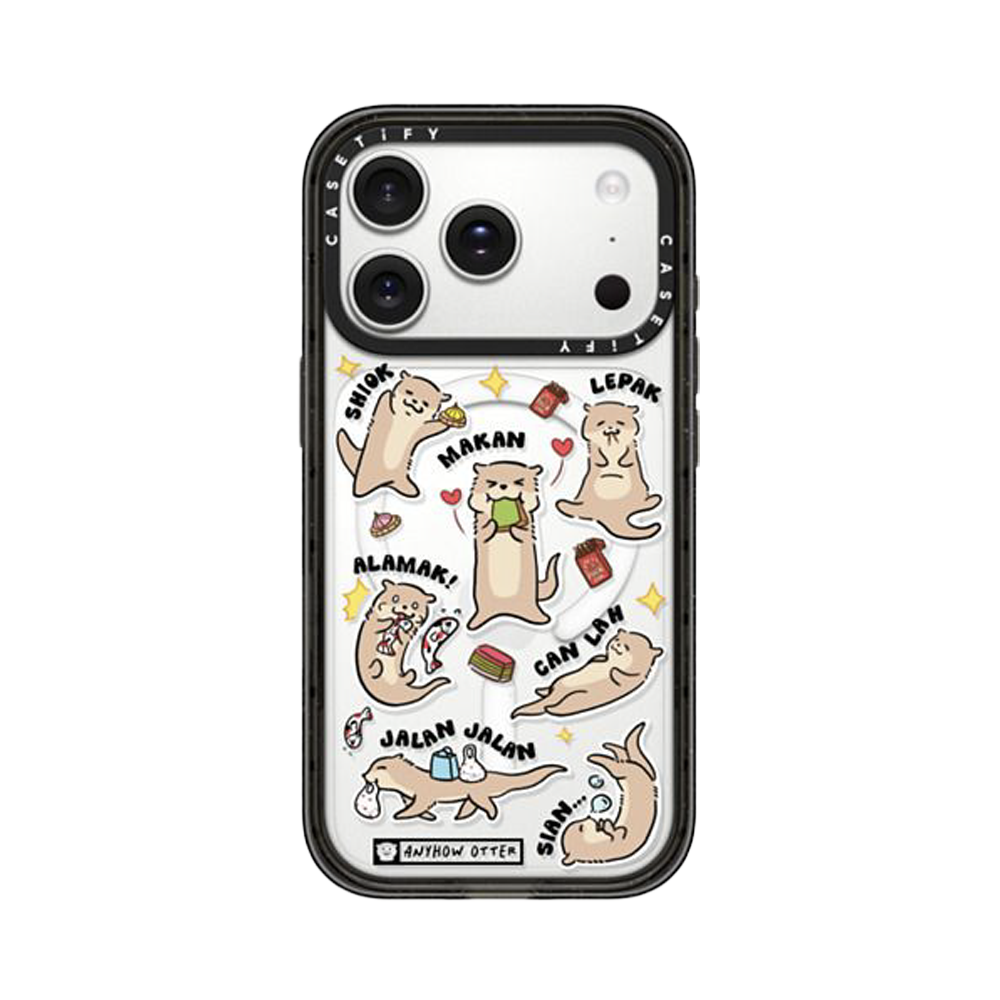 CASETiFY iPhone 18/17 Impact Case, Otter Stickers