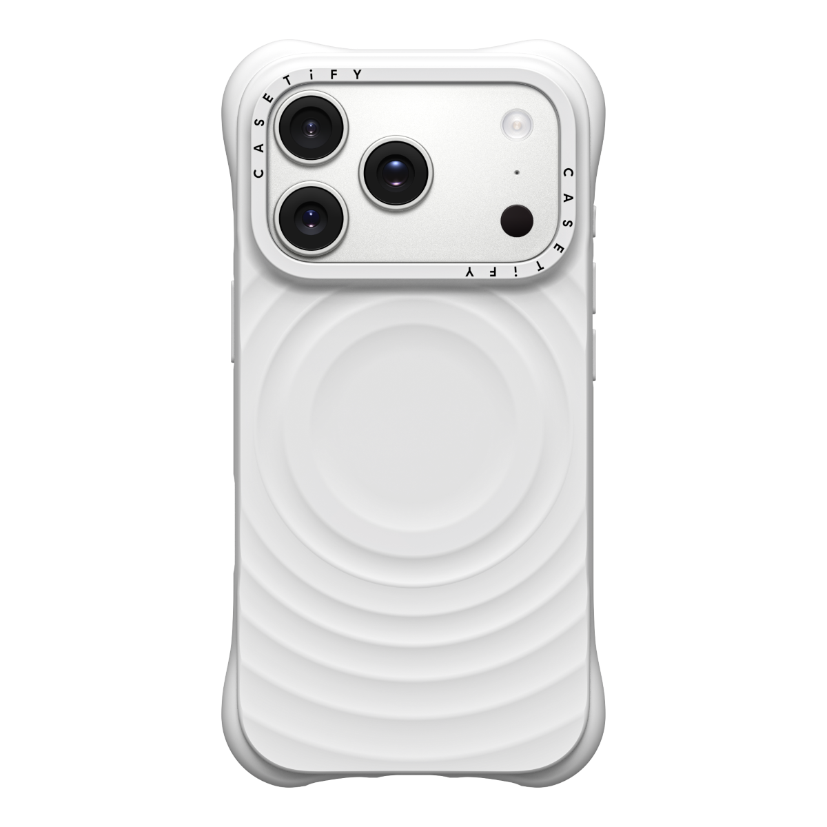 CASETiFY iPhone 18/17 Ripple Case, White