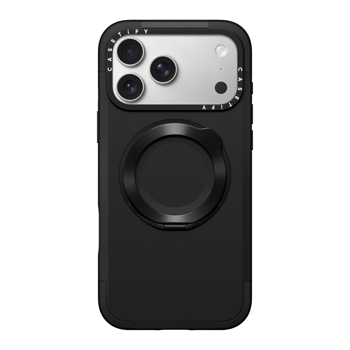 CASETiFY iPhone 18/17 Pro Max Force Case with Ring, Black