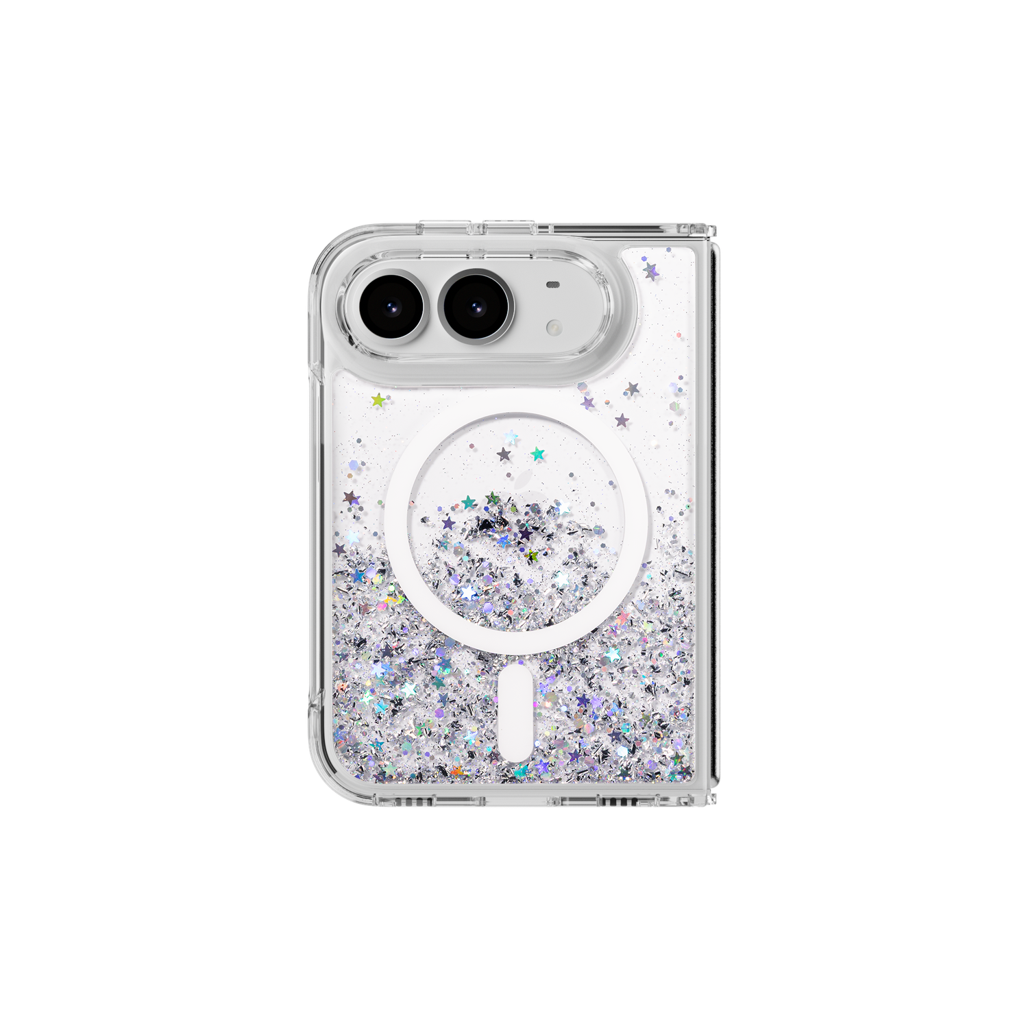 SwitchEasy iPhone Duo Starfield M 3D Glitter Protective Case, Transparent