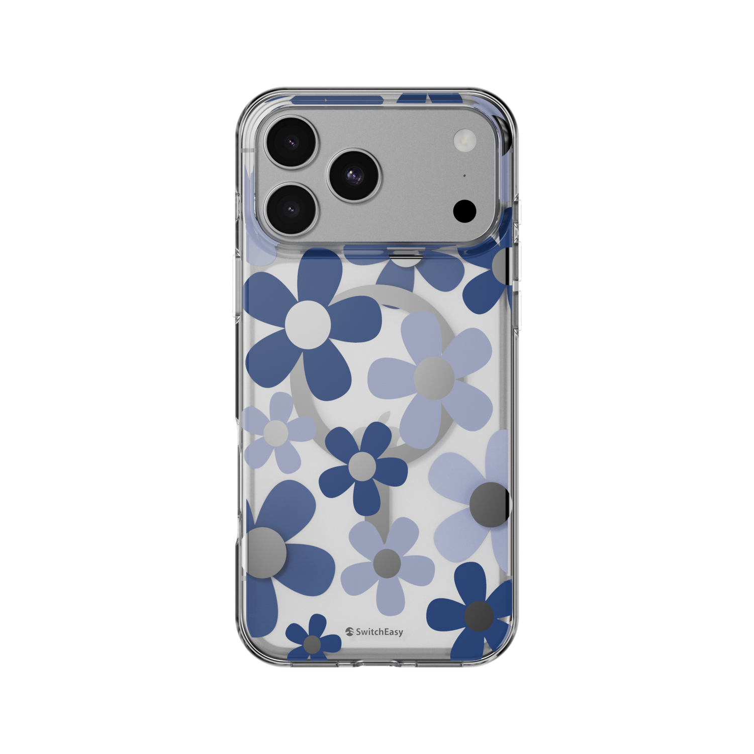 SwitchEasy iPhone 18 Pro Max Fleur M 3D Patterned Protective Case, Blue