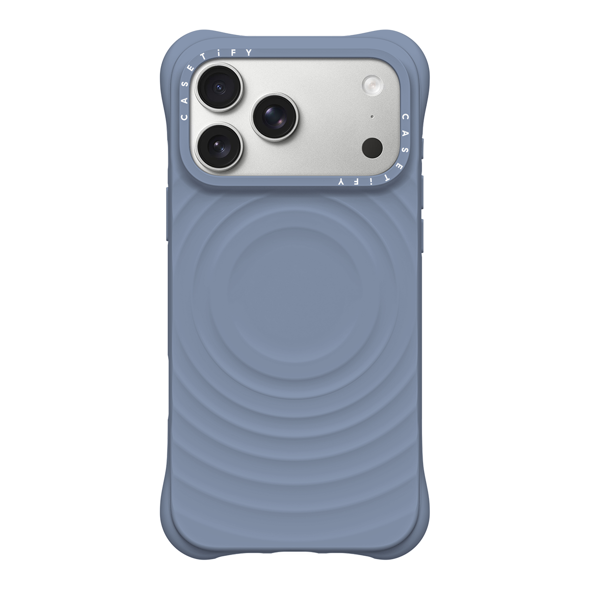CASETiFY iPhone 18/17/18 Pro Max Ripple Case, Dusty Blue