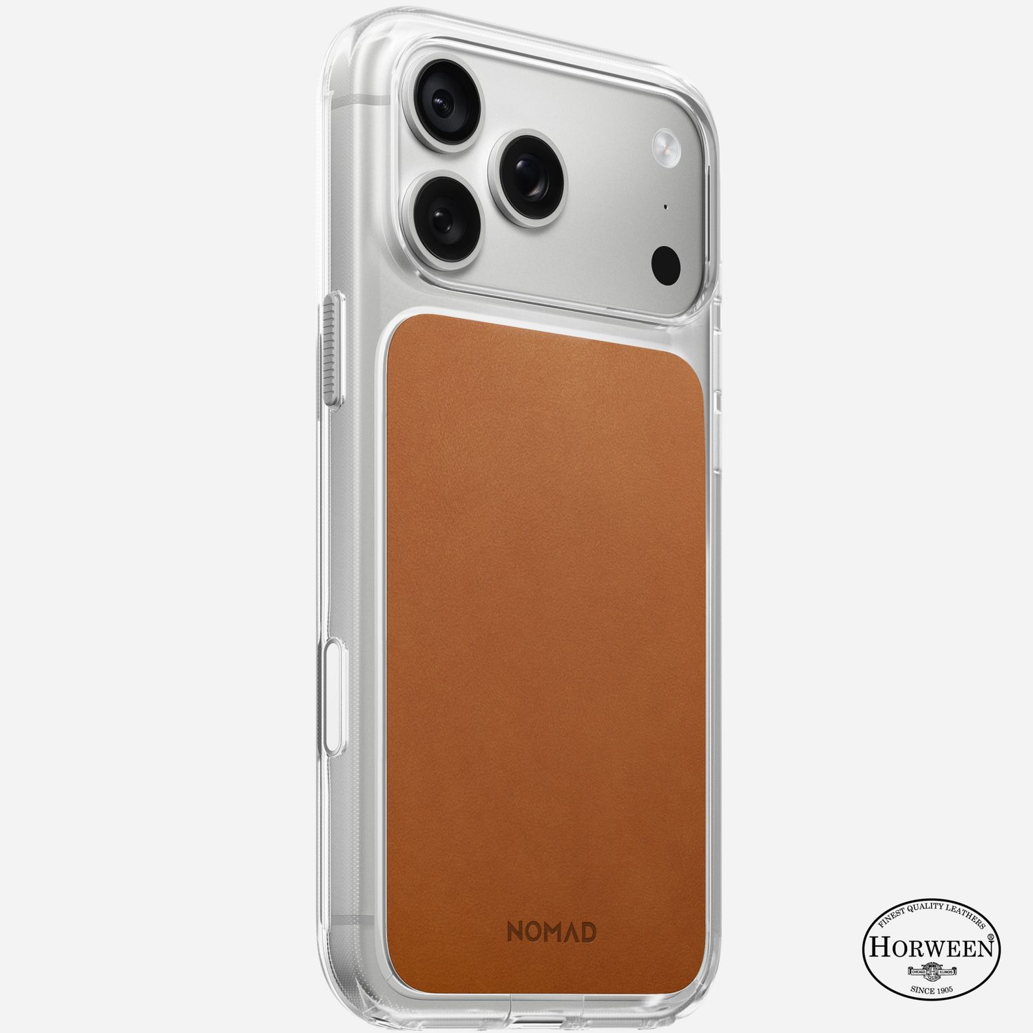 NOMAD Clear Leather Case - iPhone 18 Pro Max
