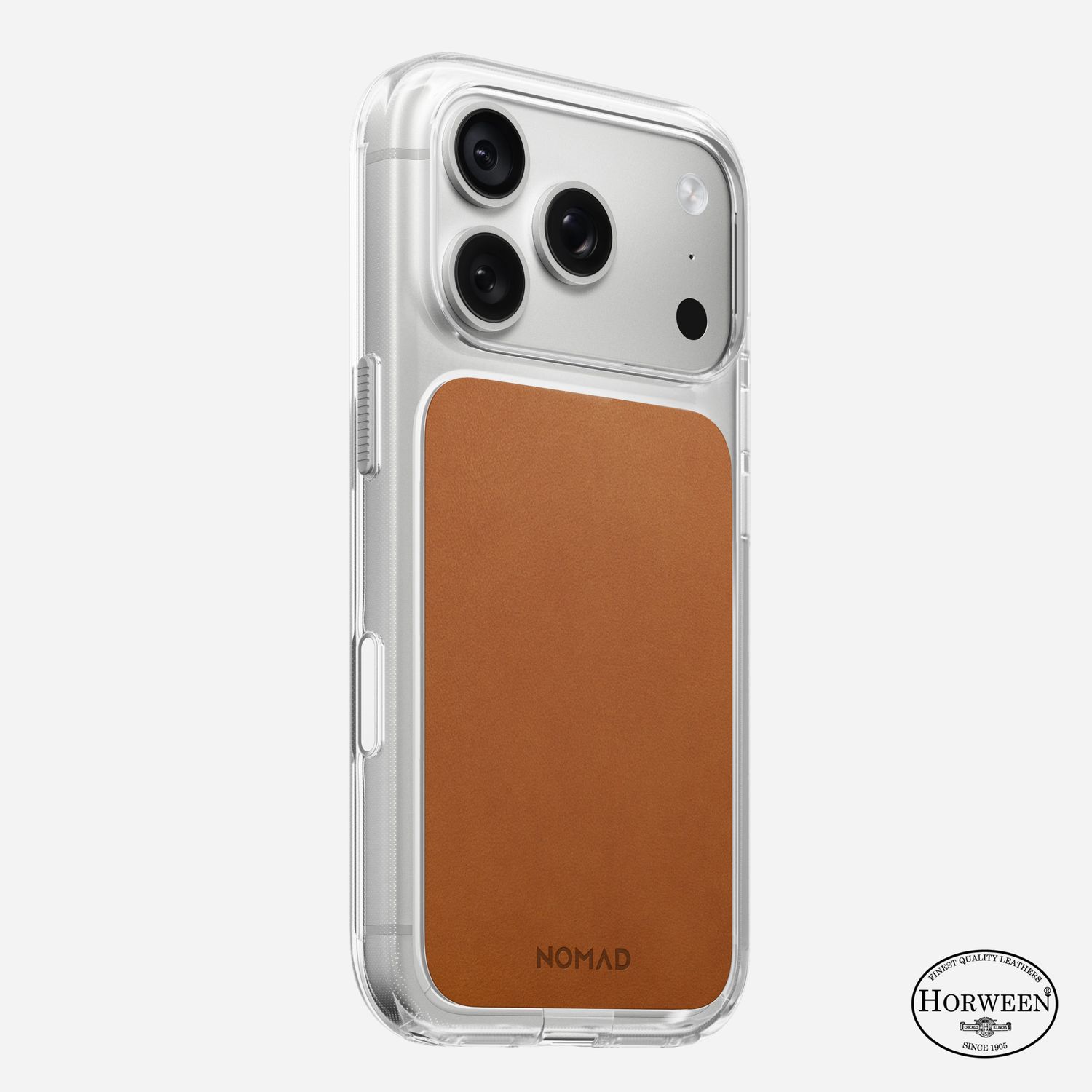NOMAD Clear Leather Case - iPhone 18 Pro