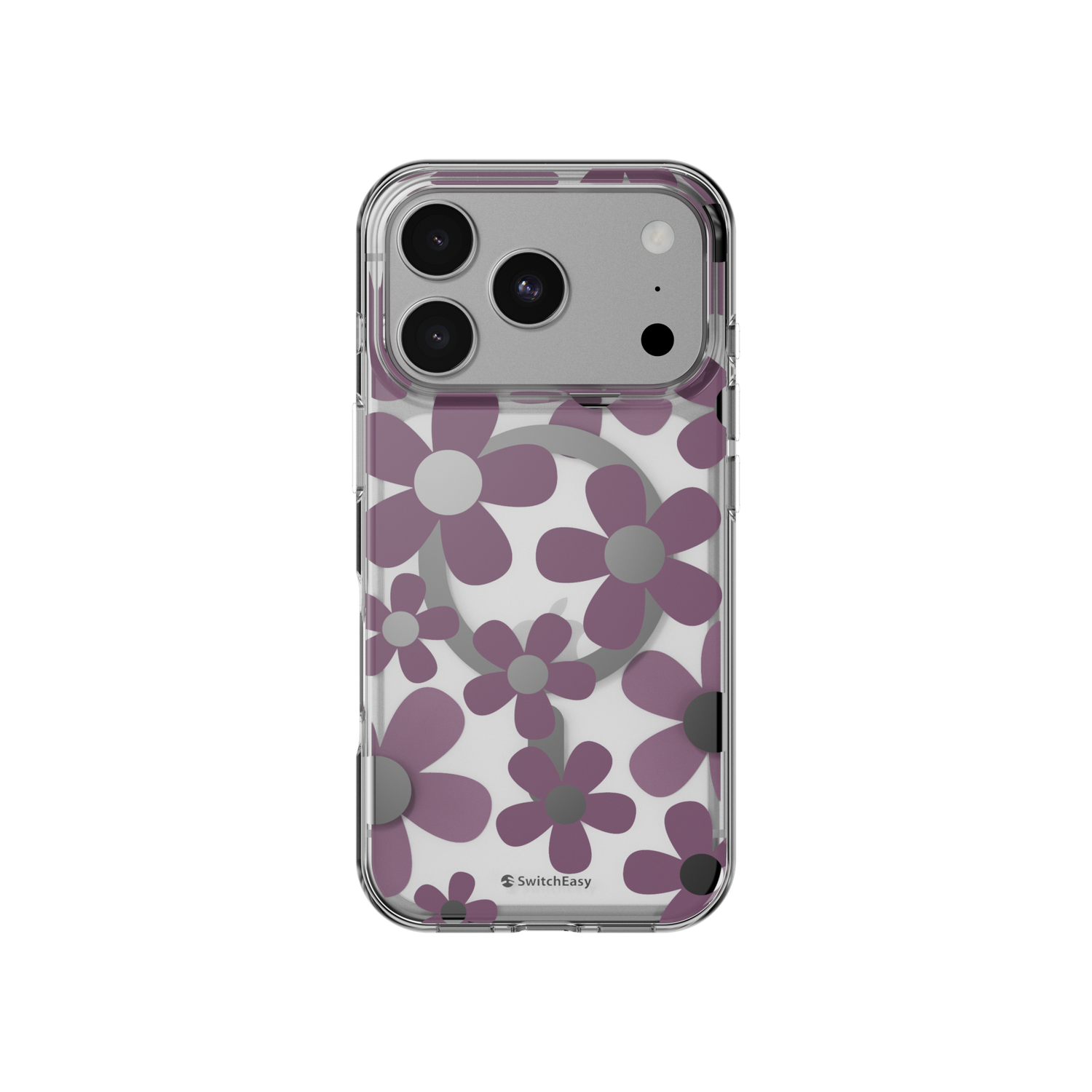 SwitchEasy iPhone 18 Pro Fleur M 3D Patterned Protective Case, Purple