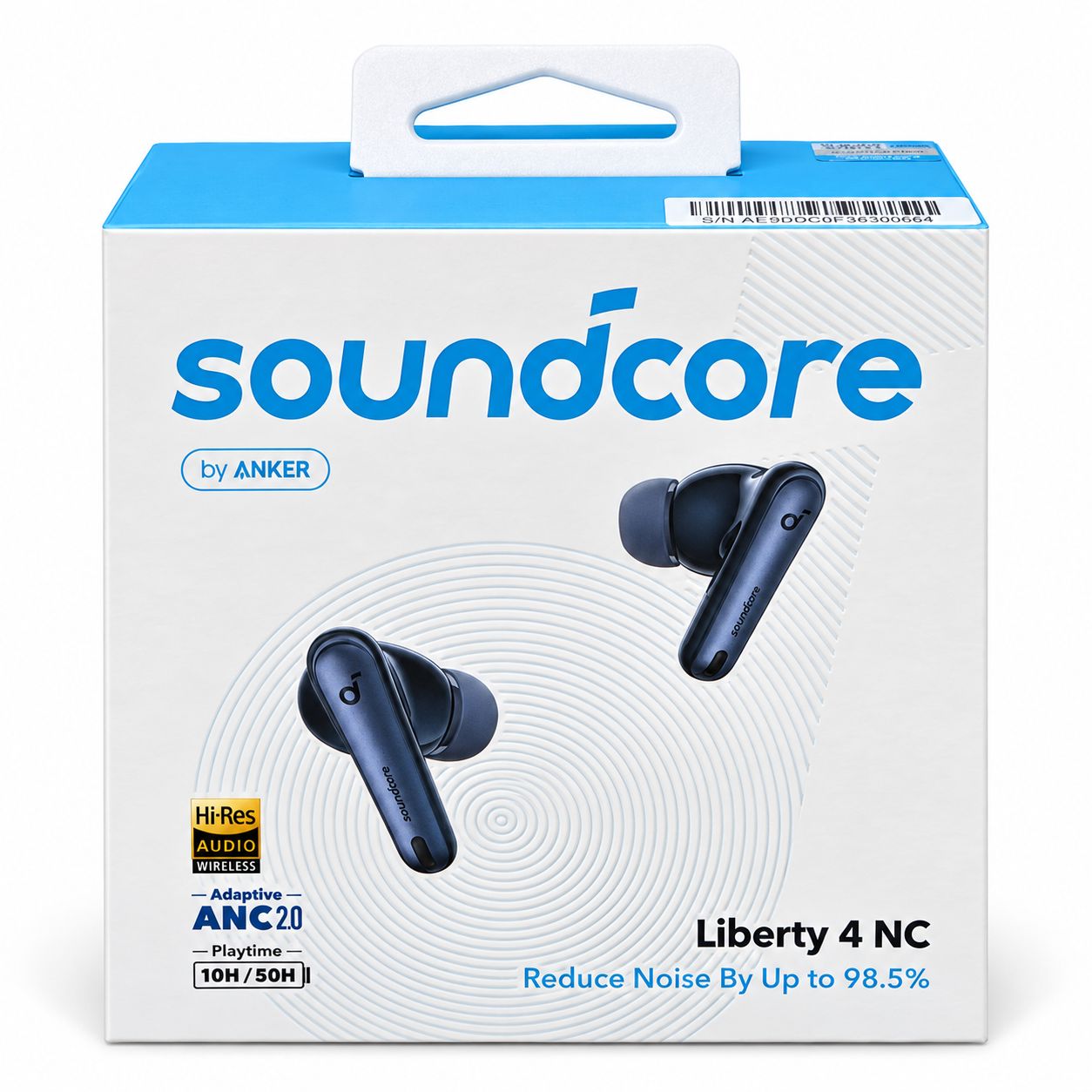 Anker A3947 Soundcore Liberty 4 NC Earbuds, Blue