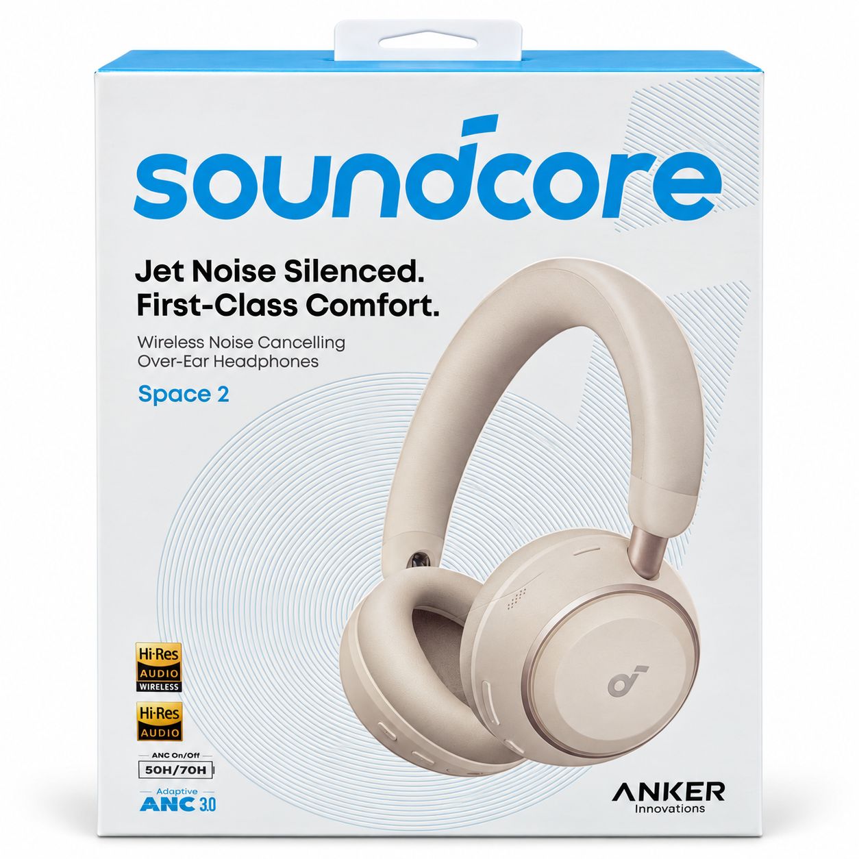 Anker D1402 Soundcore Space 2 Headphone, Beige