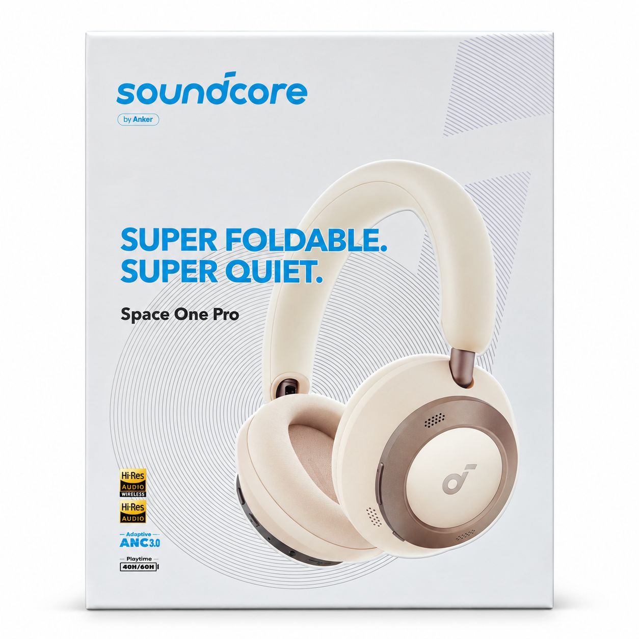 Anker A3062 Soundcore Space One Pro Headphone, White