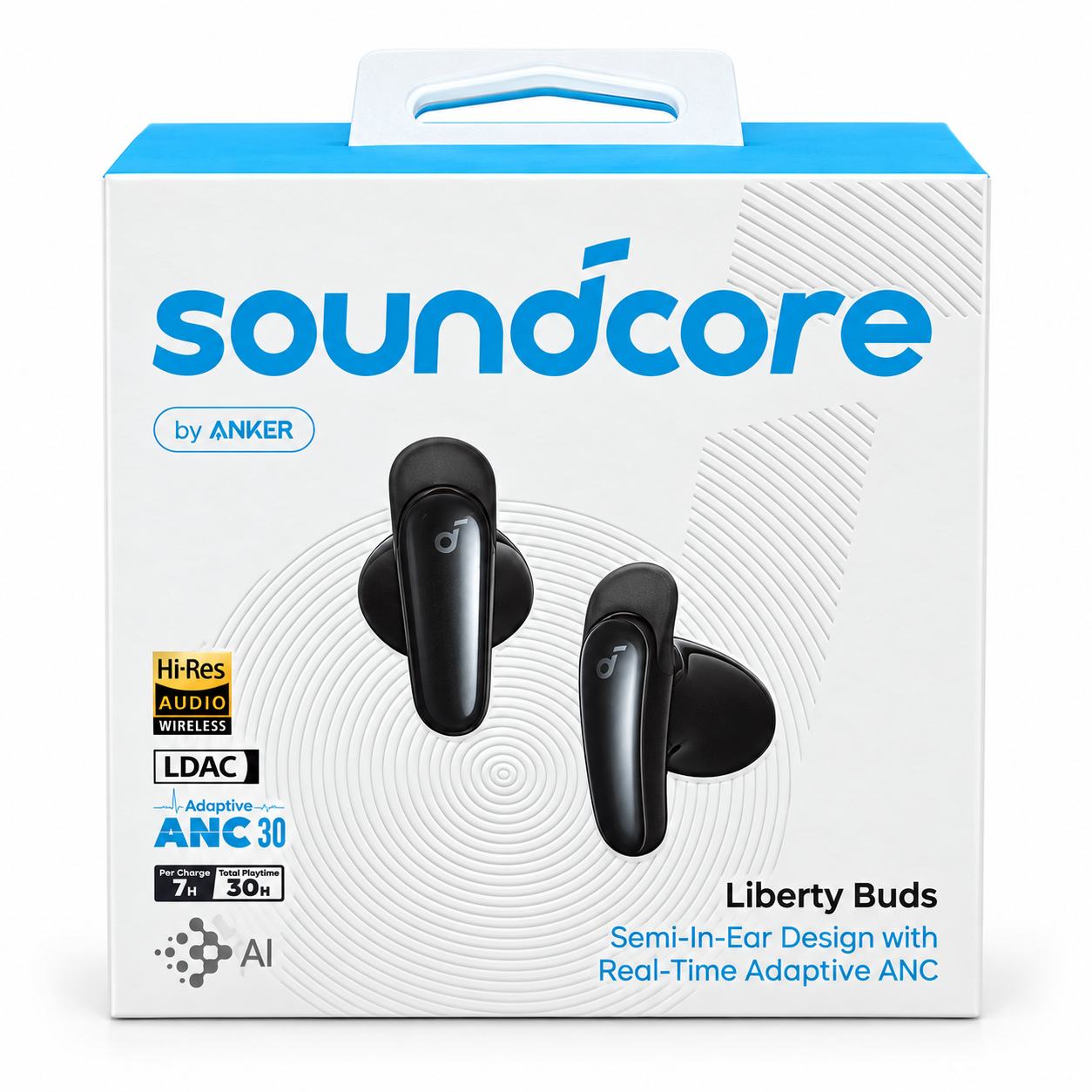 Anker D1200 Soundcore Liberty ANC Earbuds, Black