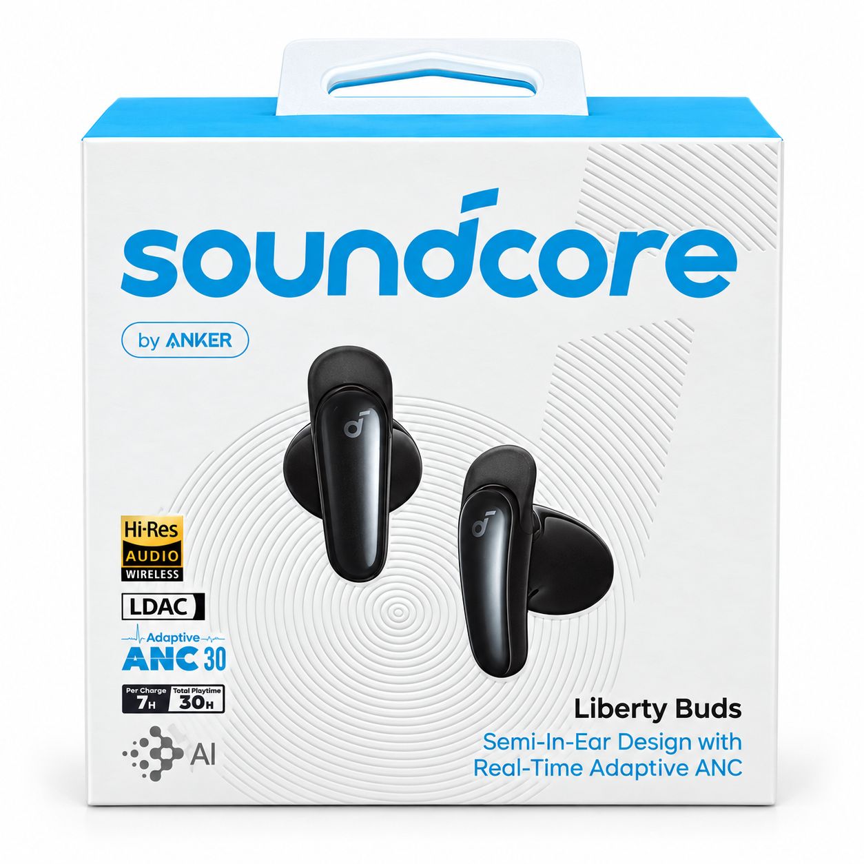 Anker D1200 Soundcore Liberty ANC Earbuds, Black