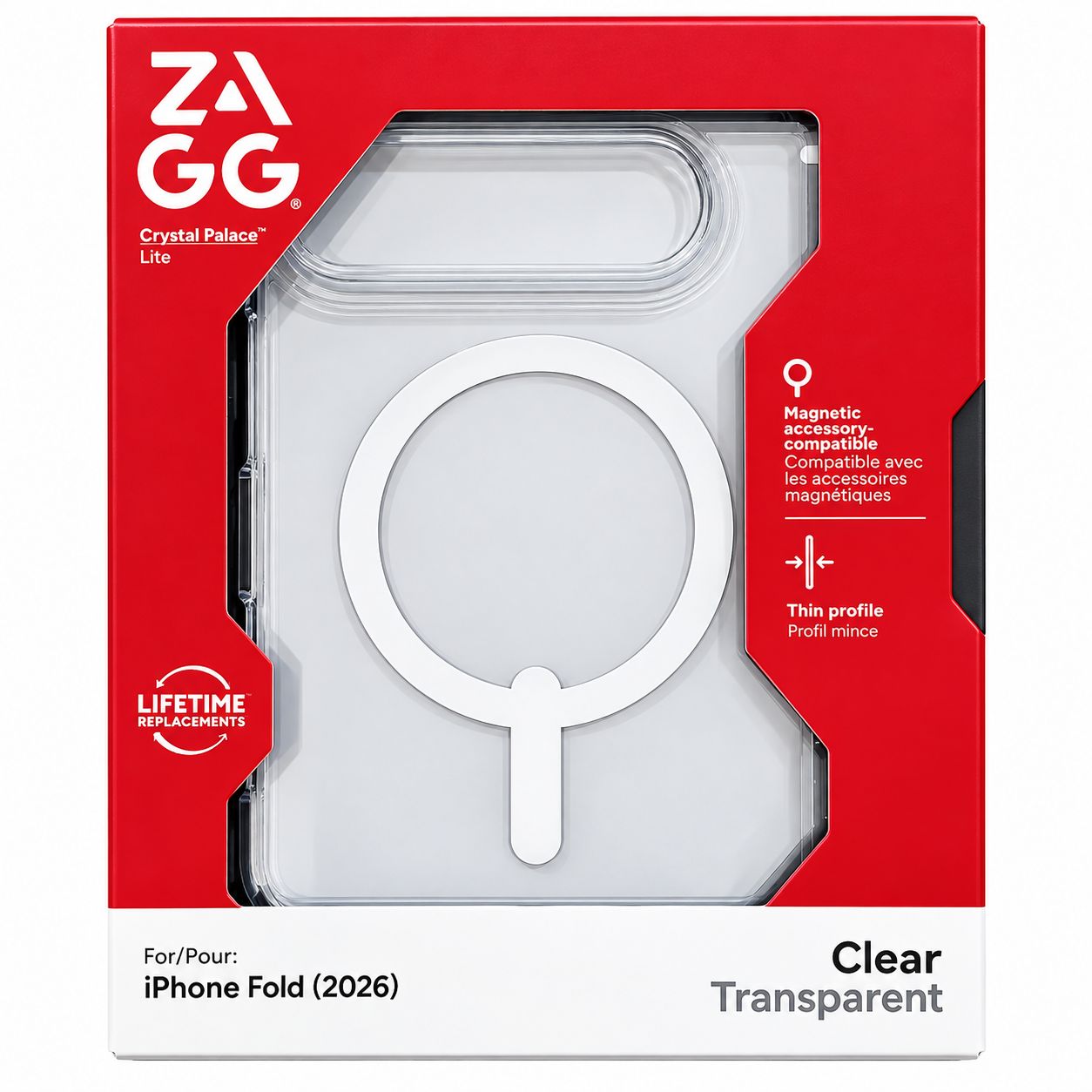 ZAGG iPhone Duo Crystal Palace Lite Case, Clear