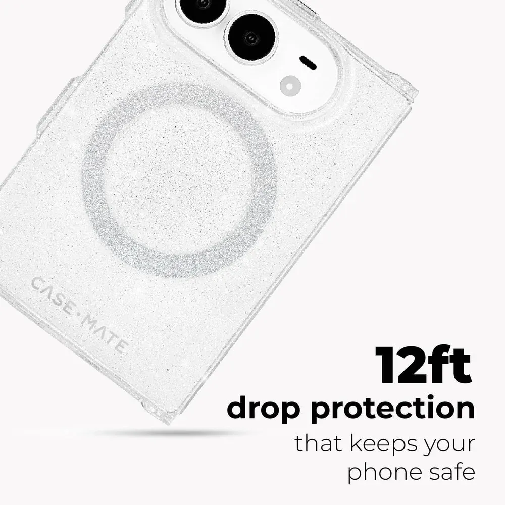 Case-Mate iPhone Duo Twinkle MagSafe Case, Twilight Silver