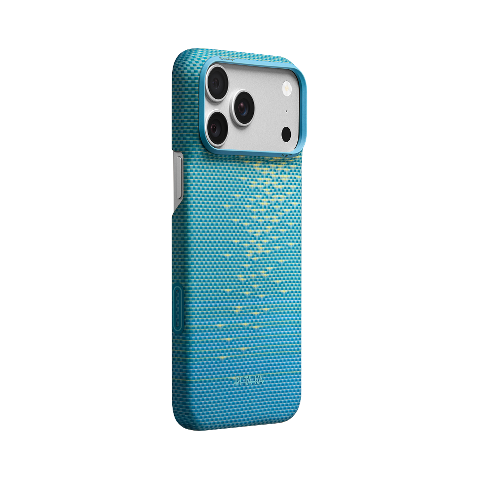 PITAKA iPhone 18 Pro Max Edge case, Lucid Blue - view 1