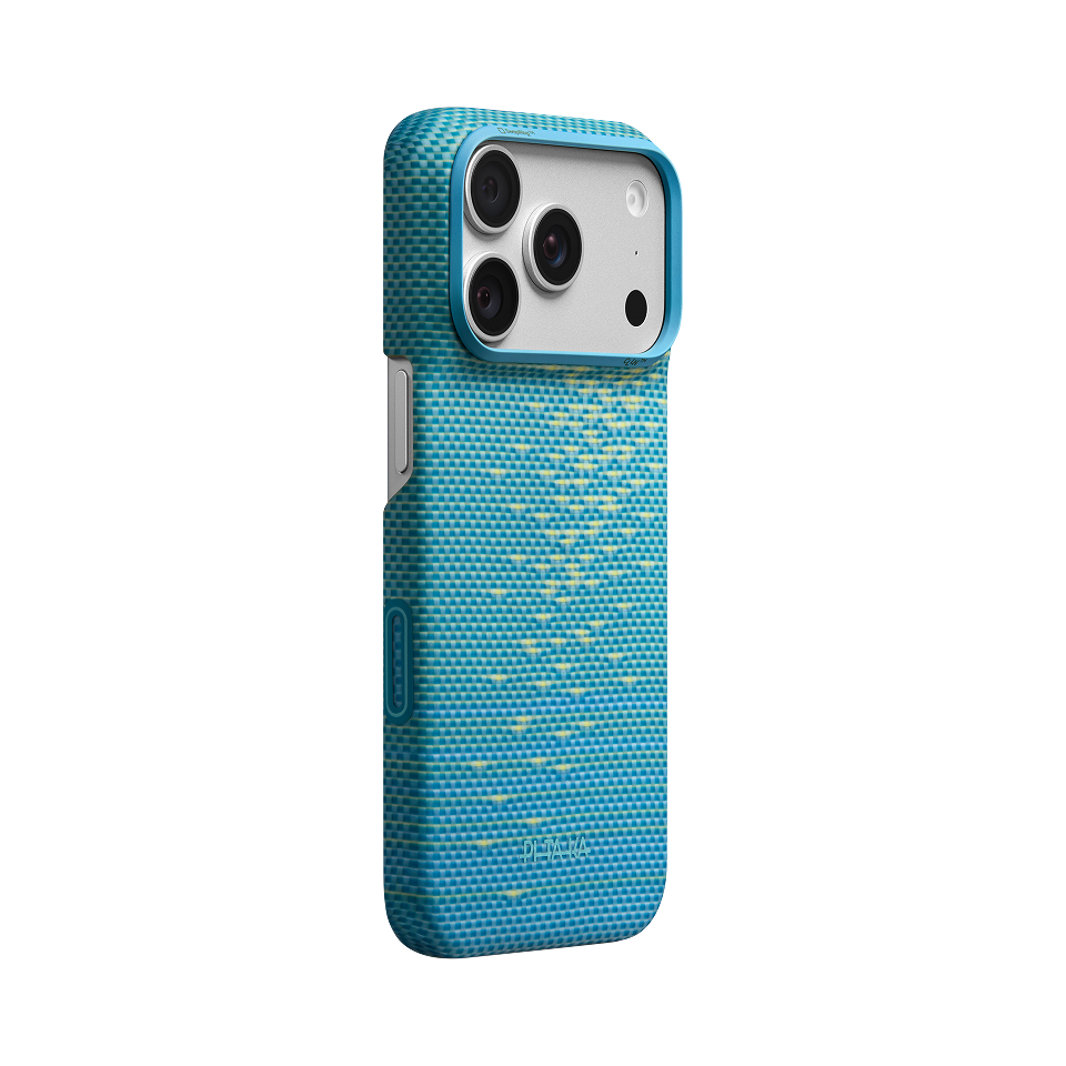 PITAKA iPhone 18 Pro Edge case, Lucid Blue - view 1