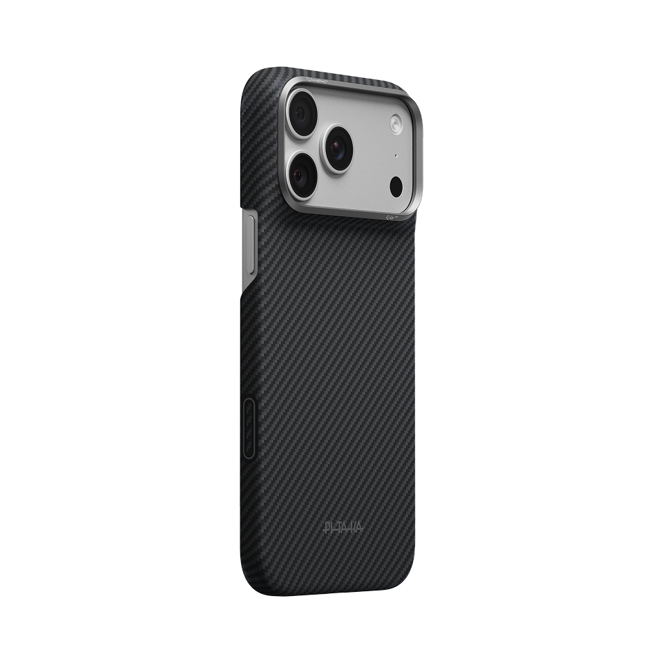 PITAKA iPhone 18 Pro Max Edge case, Black/Grey (Twill) - view 1