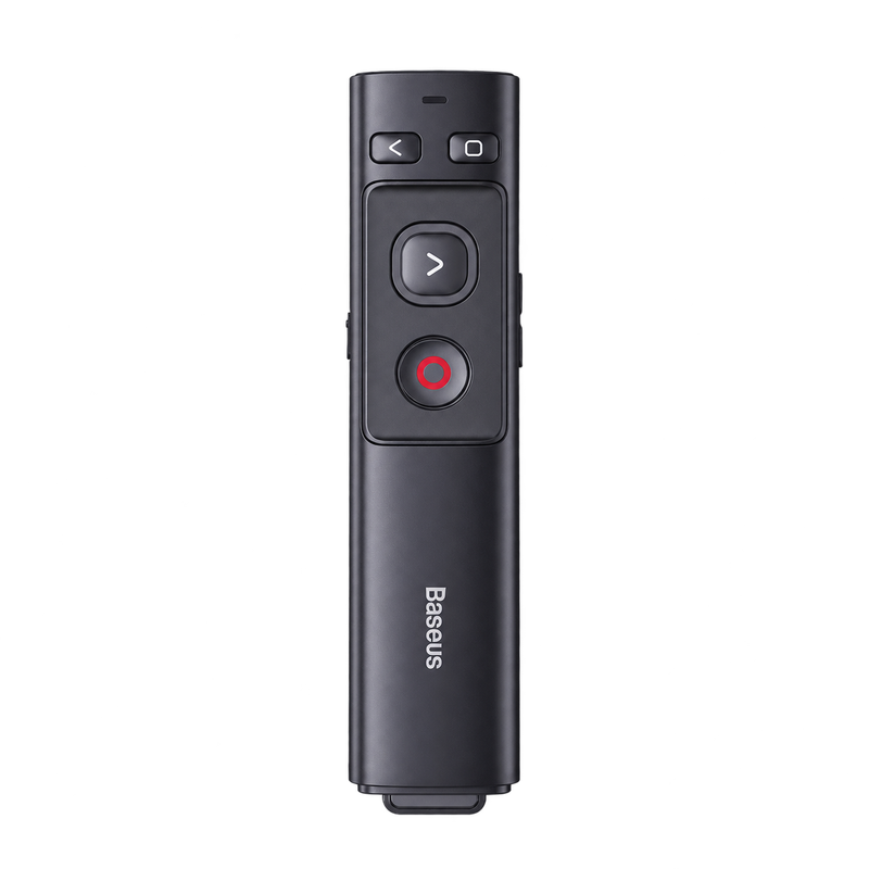 Baseus Orange Dot Wireless Presenter Red Laser Gray