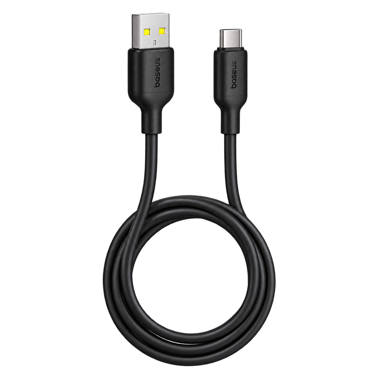 Baseus Silky USB-A to USB-C Cable 1M Cluster Black (Not for iOS)