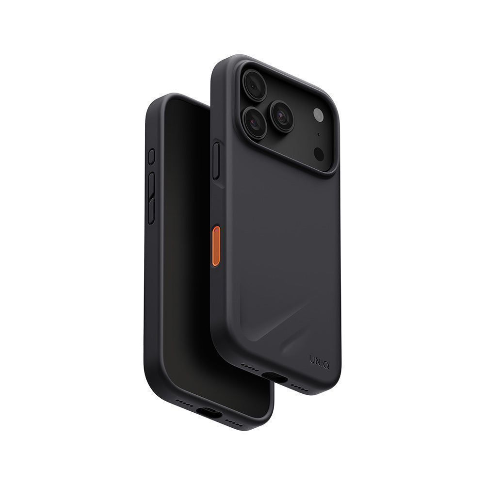 Uniq iPhone 18 Pro Lino Case, Charcoal Grey