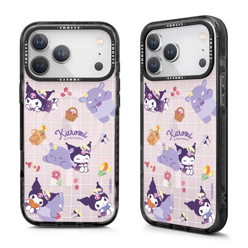 Sanrio Garmma iPhone 18/17 Pro MagSafe Case - Kuromi Picnic Time