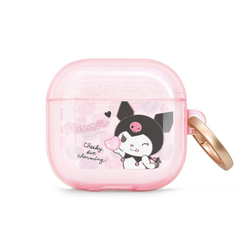Sanrio Garmma AirPods 4 Case - Kuromi Heart Shoot