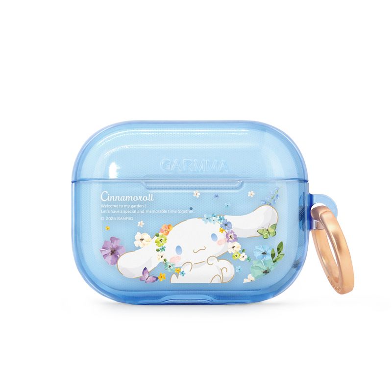 Sanrio Garmma AirPods Pro 3 Case - Cinnamoroll Blue Flower
