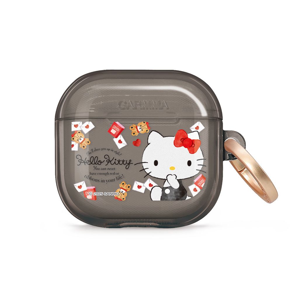 Sanrio Garmma AirPods 4 Case - Hello Kitty Bear Love Letter