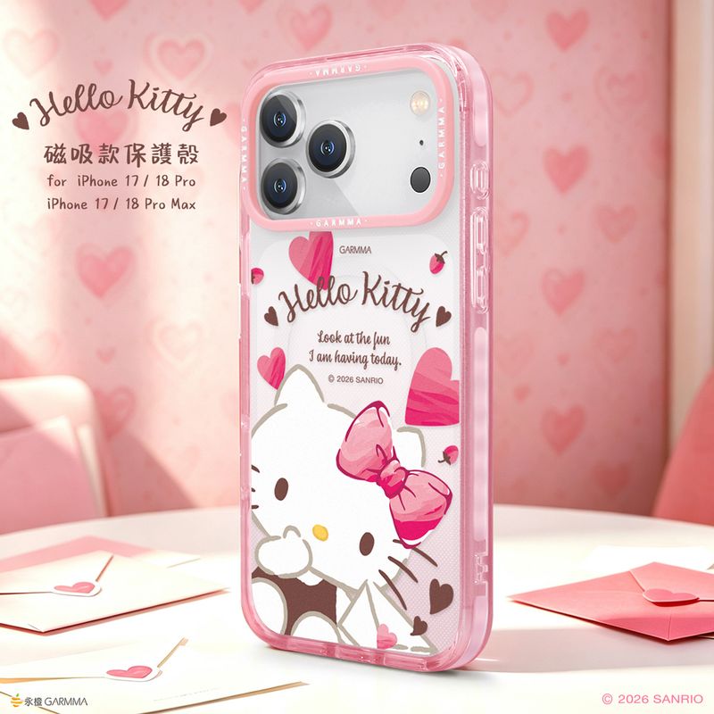 Sanrio Garmma iPhone 18 Pro Case - Hello Kitty Love Diary