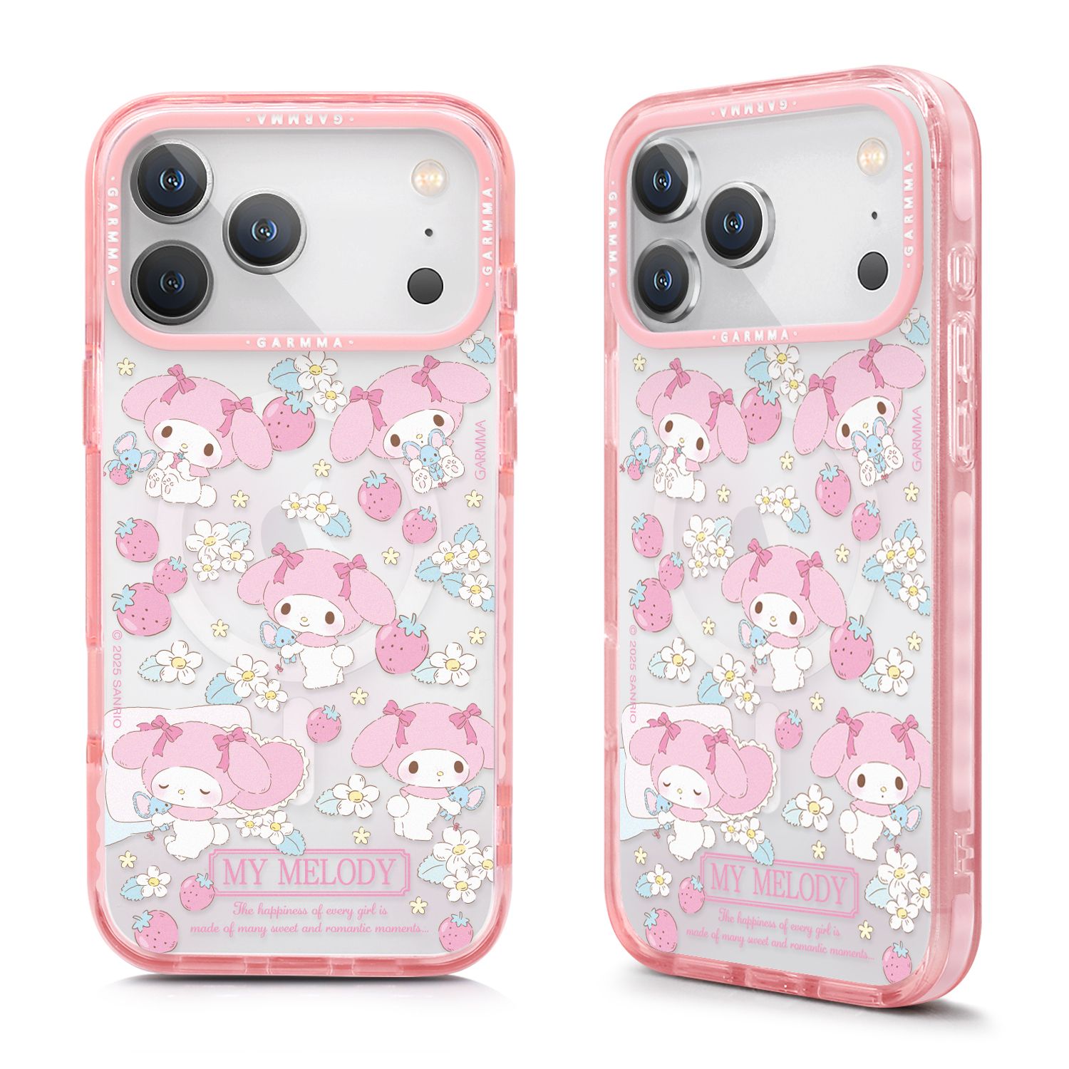 Sanrio Garmma iPhone 18/17 Pro MagSafe Case - My Melody Strawberry