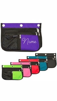 Personalized Multi Zip Mask Pouch
