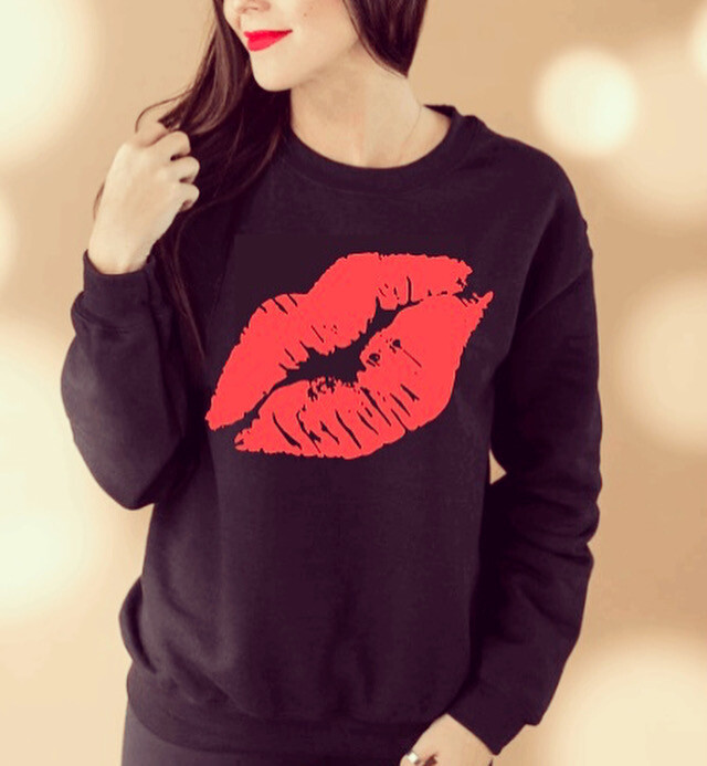 Hot Lips Sweater