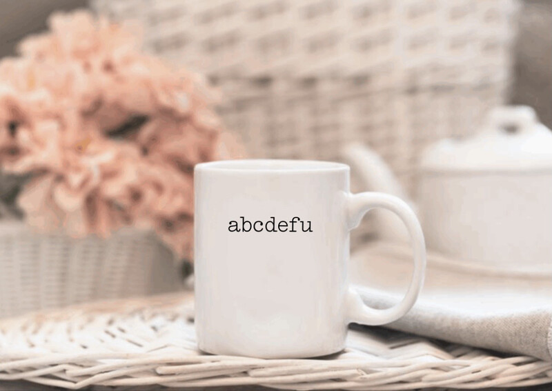 abcdefu Mug