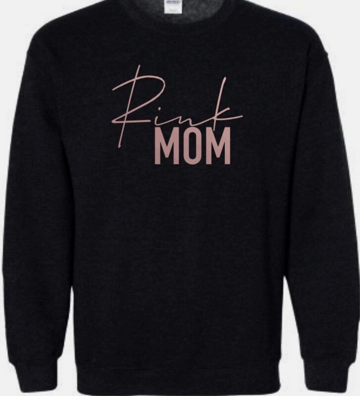 Rink Mom Rose Gold Crew