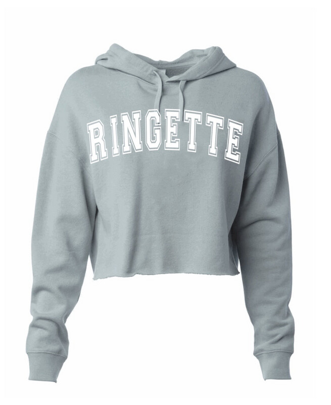 Ringette Varsity Crop Hoodie