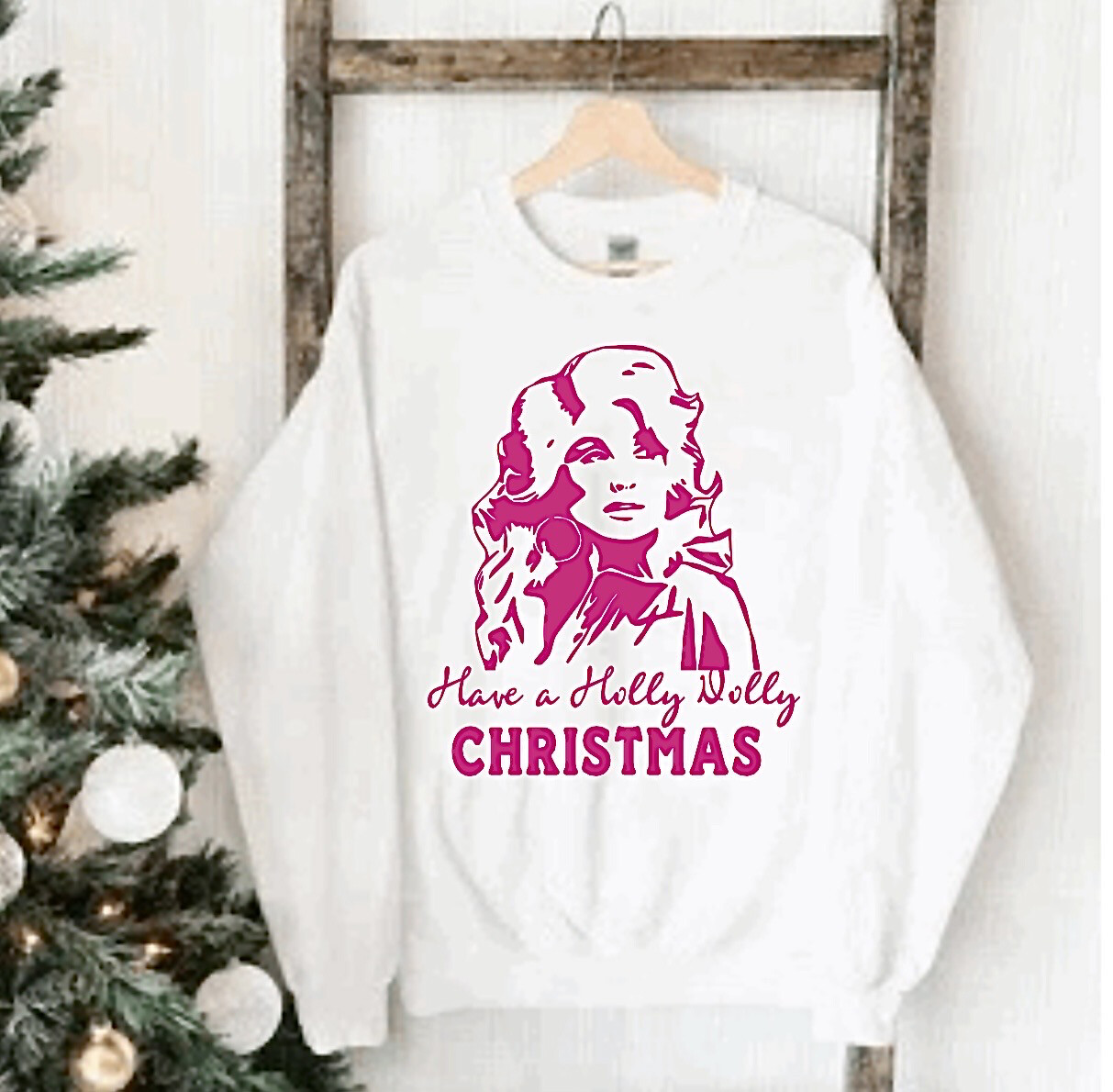 Holly Dolly Christmas Sweater