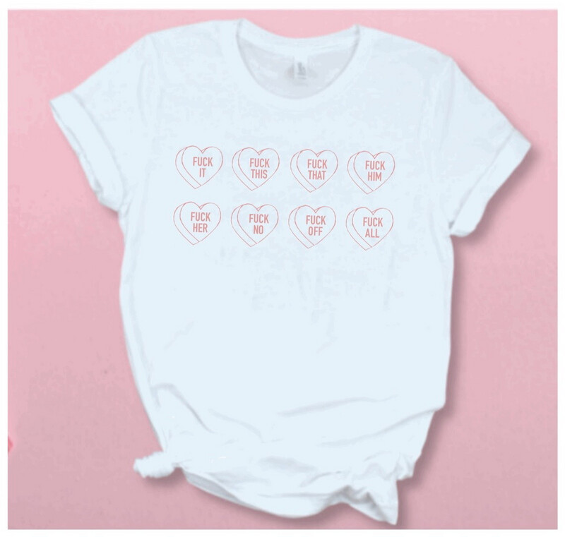 Candy Heart Boyfriend Tee