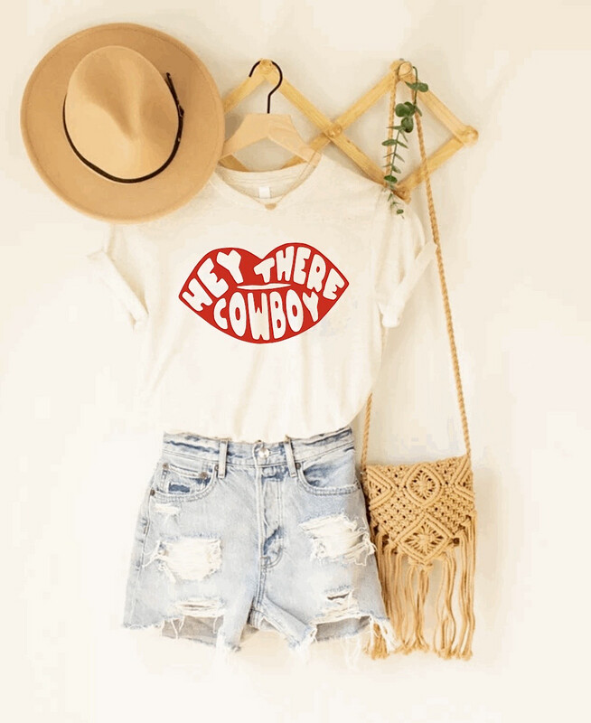 Hey There Cowboy Tee