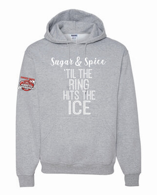 Ringette Sugar + Spice Hoodie With Sweetheart 2023 Logo