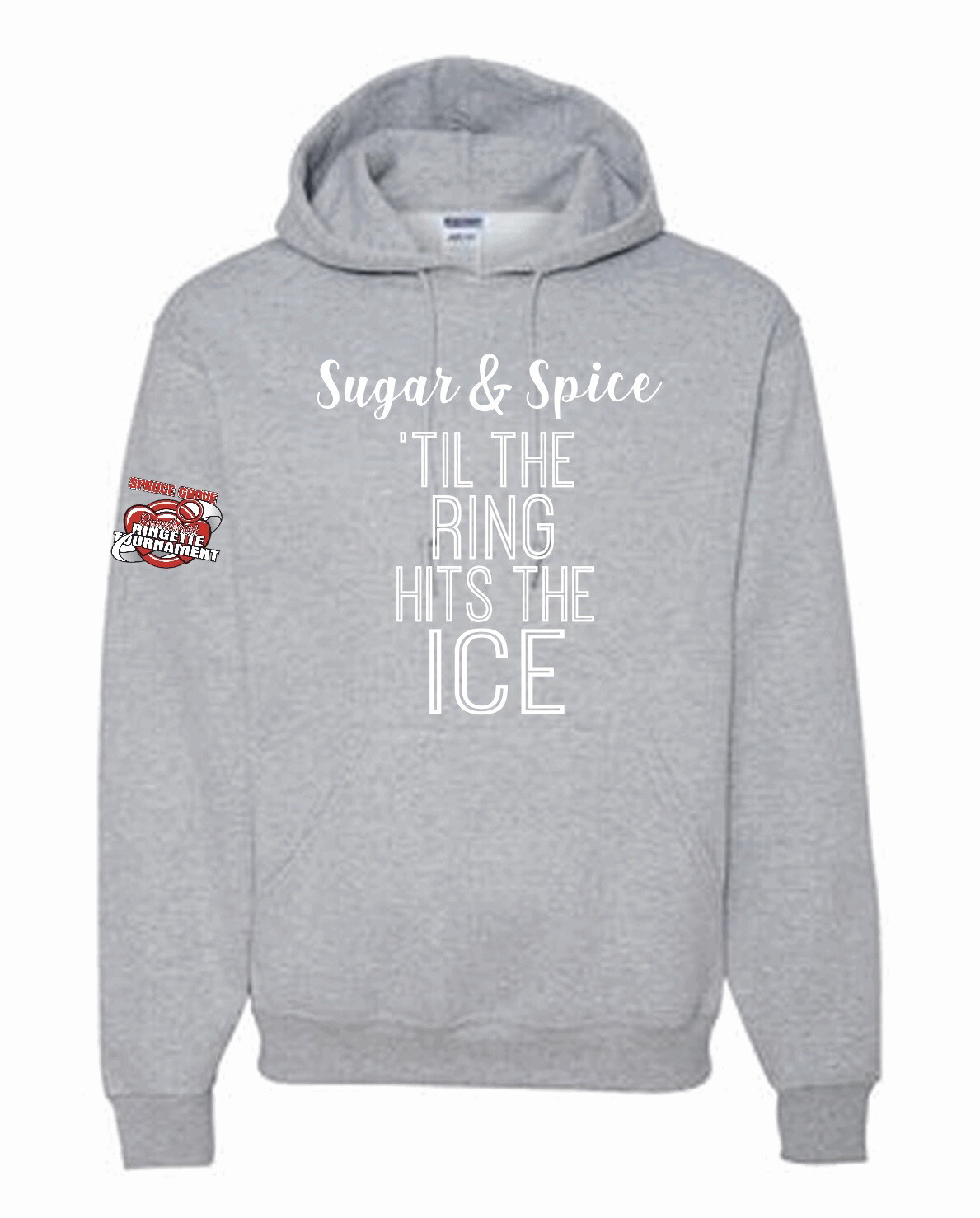 Ringette Sugar + Spice Hoodie With Sweetheart 2024 Logo