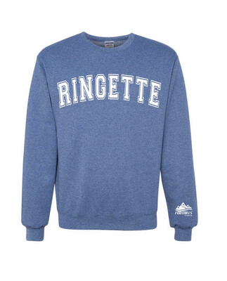 Varsity Ringette Crewneck With Foothills Freeze Logo - Blue