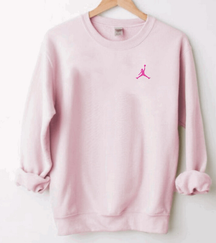 Pink Basketball Crewneck