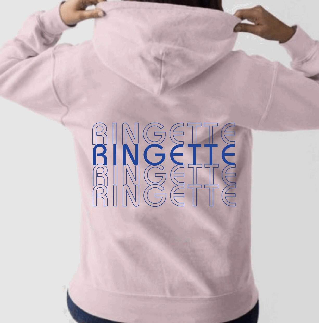 Ringette Graphic Hoodie - Pink
