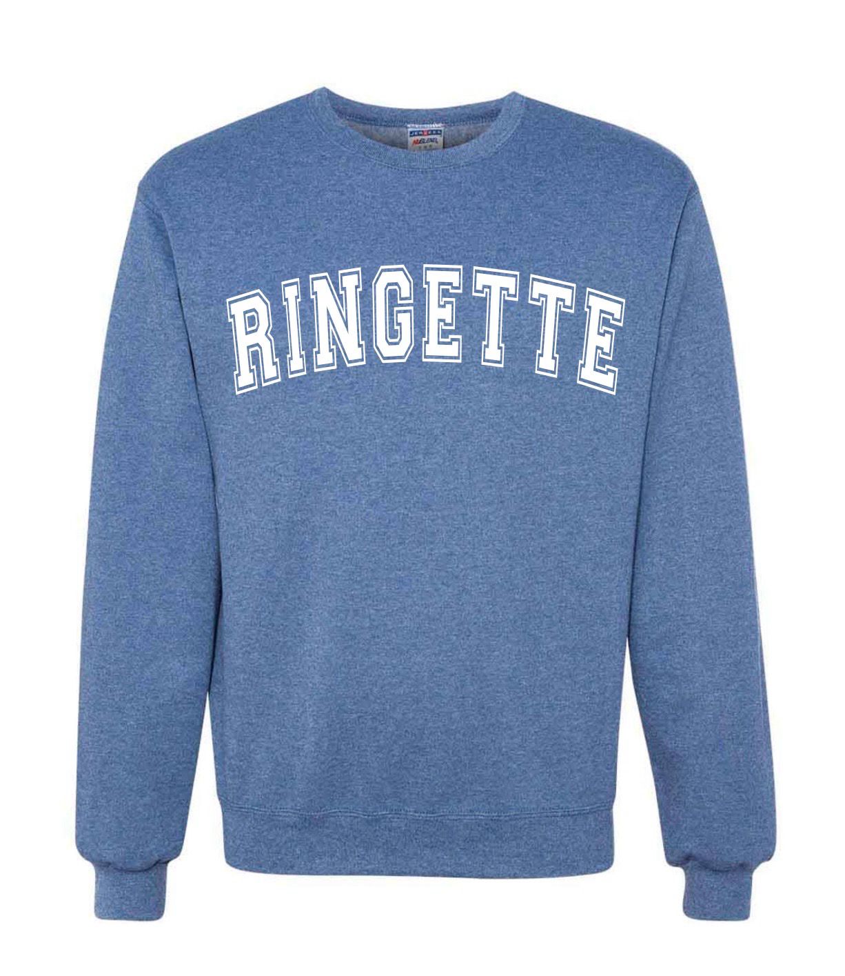 Heather Blue Varsity Ringette Crewneck