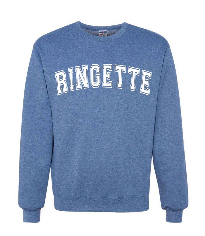 Heather Blue Varsity Ringette Crewneck